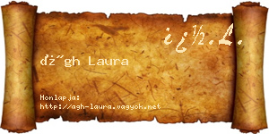 Ágh Laura névjegykártya